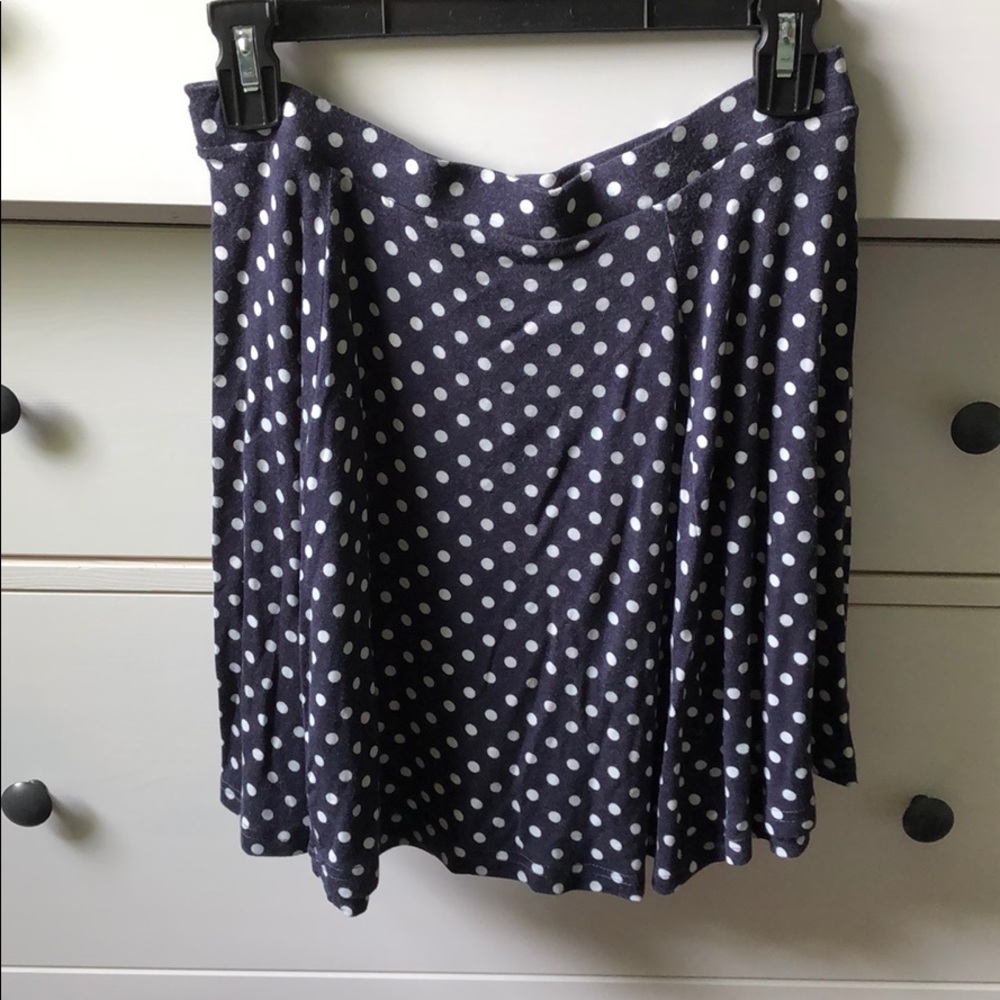Poka dot skirt